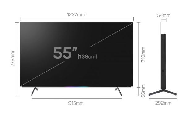TV TESLA OLED O55S949GUS Google TV (140 cm, 4K UHD, HDR10, Dolby Atmos, Smart TV)-4