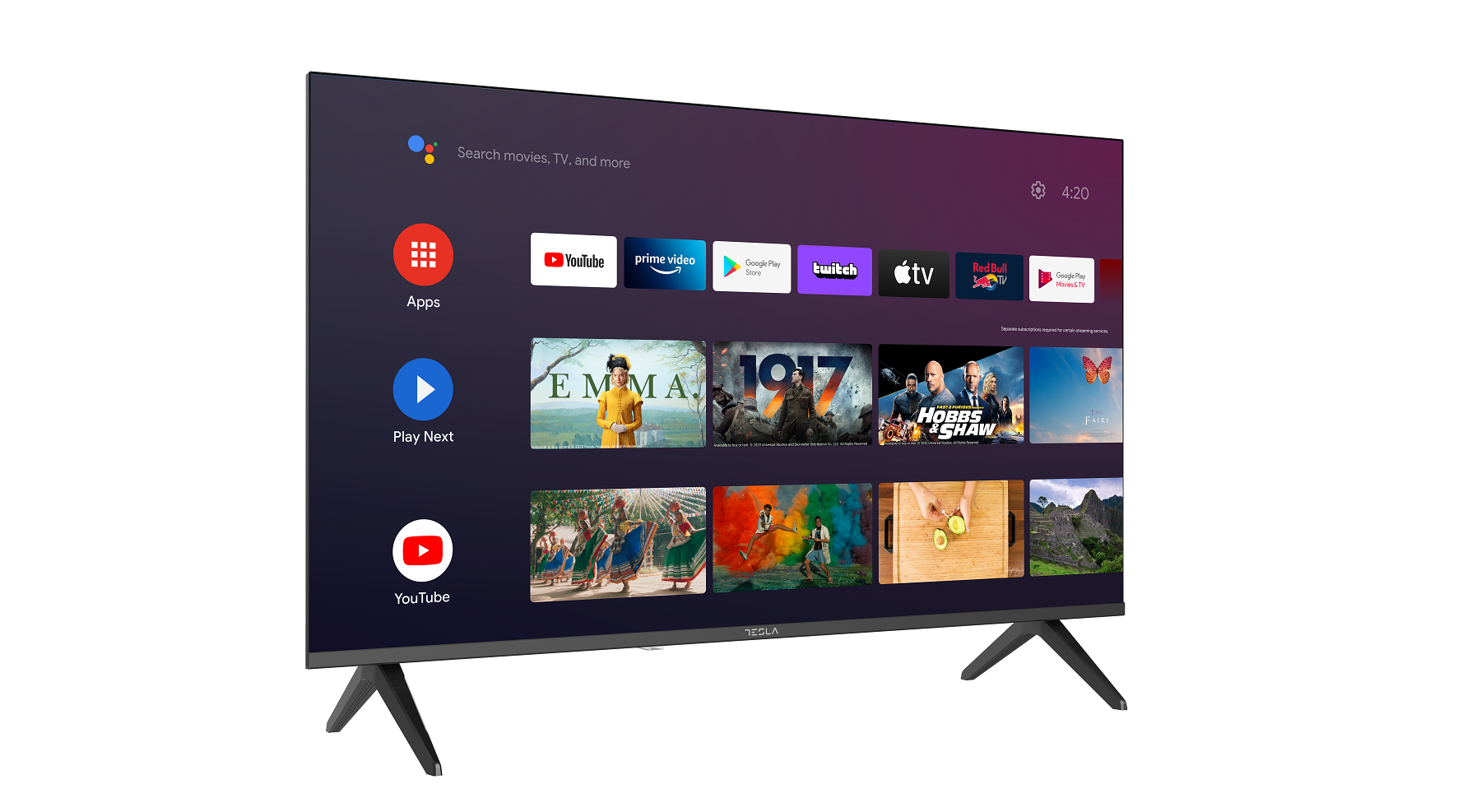 TV TESLA 40E635BFS (40" FHD LED, Android TV, HDR10, DVB-T/T2/C/S/S2)-1