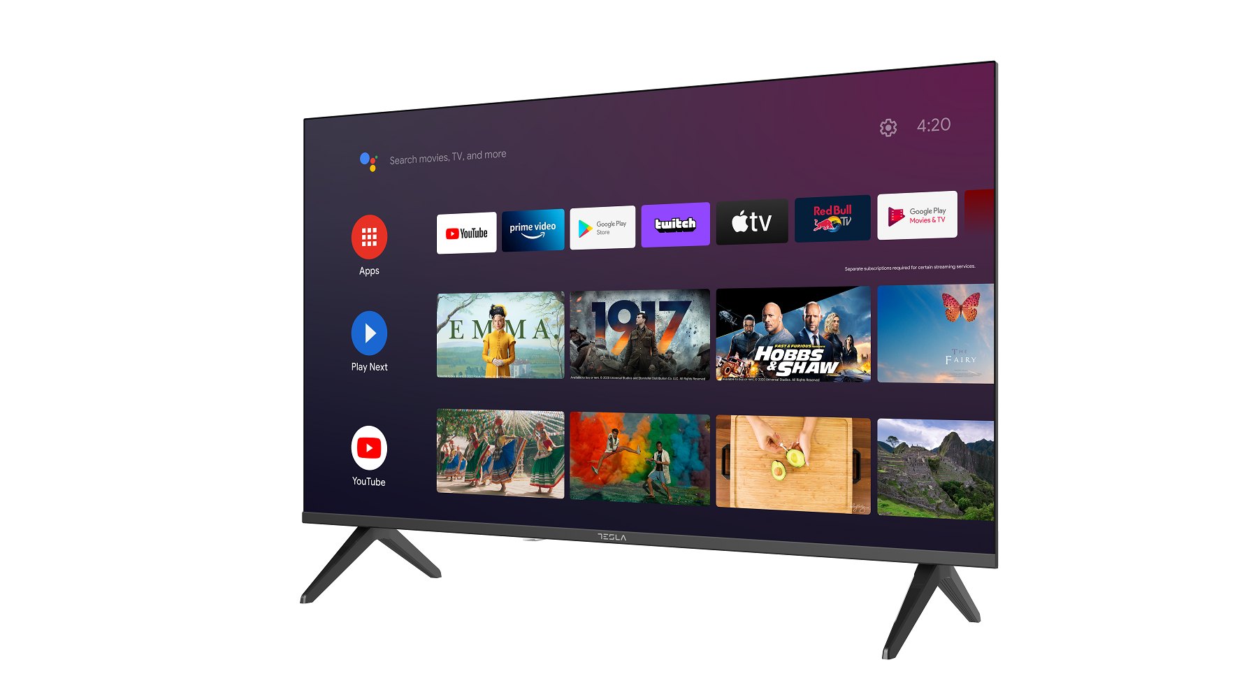 TV TESLA 40E635BFS (40" FHD LED, Android TV, HDR10, DVB-T/T2/C/S/S2)-5
