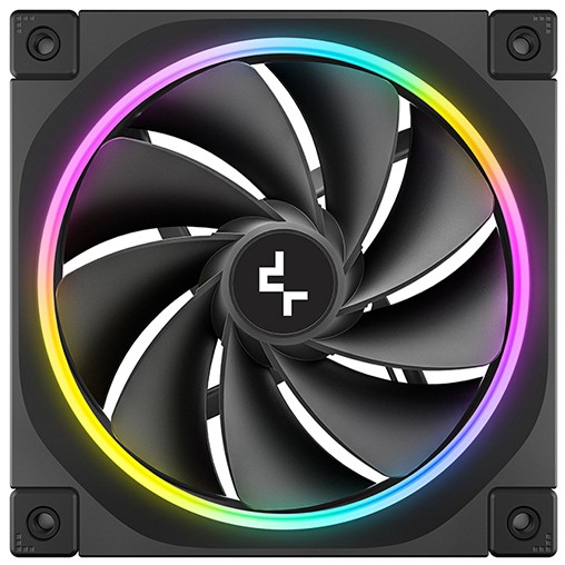 Ventilator za računalno kućište DEEPCOOL FL12R-3 IN 1 (12 cm, Crni, 3 kom)-2