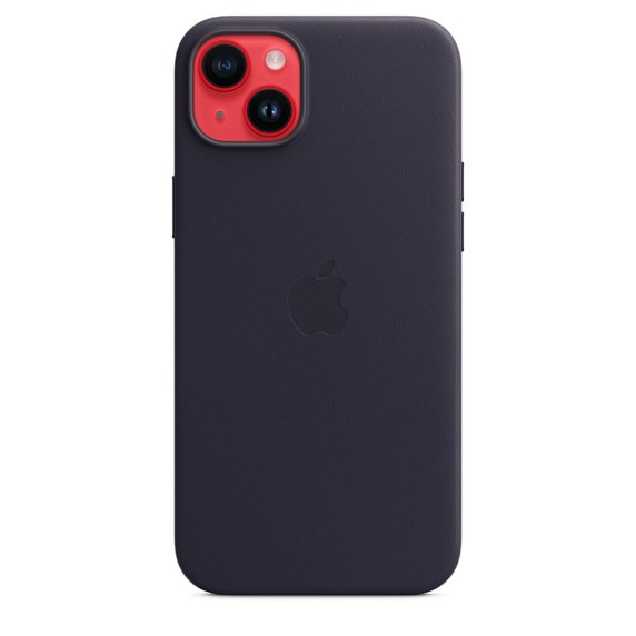 Futrola za iPhone 14 Plus - APPLE Leather Case with MagSafe - Ink-3
