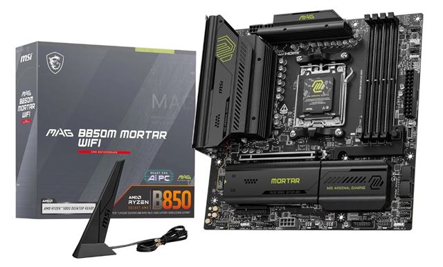 Motherboard MSI MAG B850M MORTAR WIFI Socket AM5 micro ATX-8