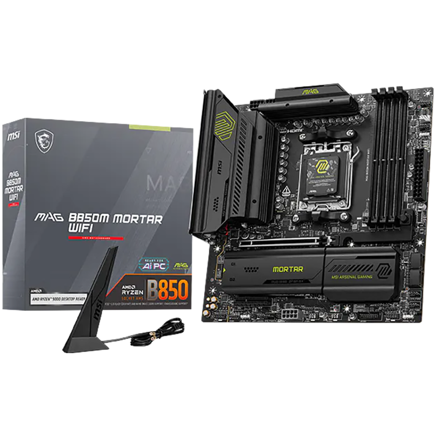 Motherboard MSI MAG B850M MORTAR WIFI Socket AM5 micro ATX-4
