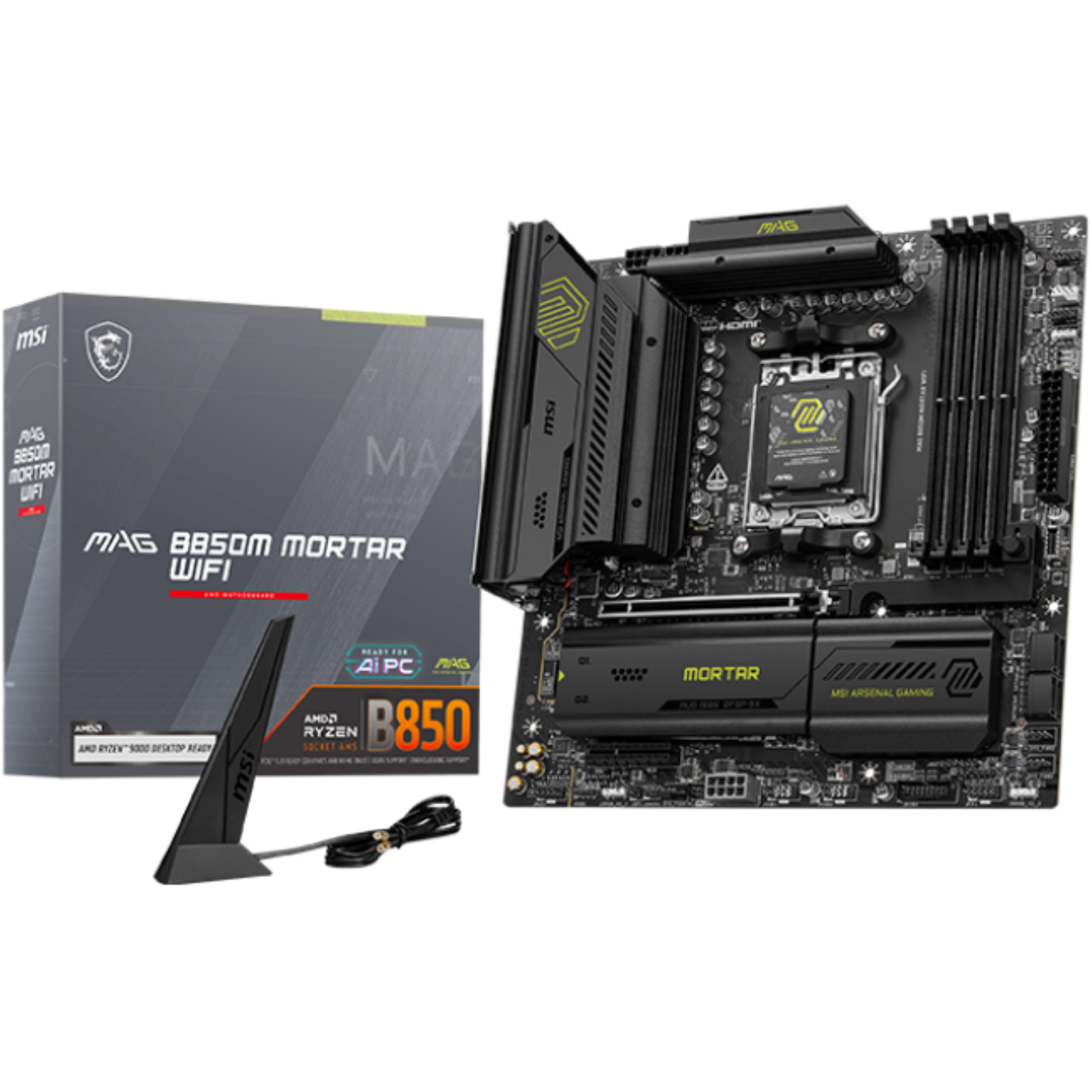 Motherboard MSI MAG B850M MORTAR WIFI Socket AM5 micro ATX
