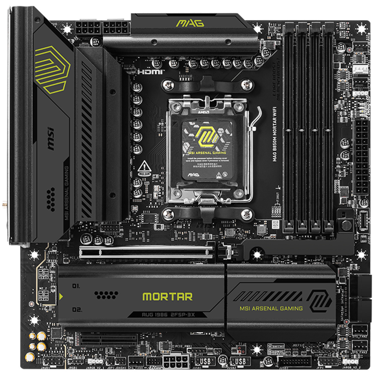 Motherboard MSI MAG B850M MORTAR WIFI Socket AM5 micro ATX-1