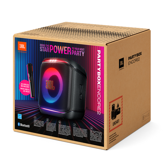 Party zvučnik JBL PARTYBOX Encore 2 (100W, Bluetooth, IPX4, light show, bežični mikrofon)-9