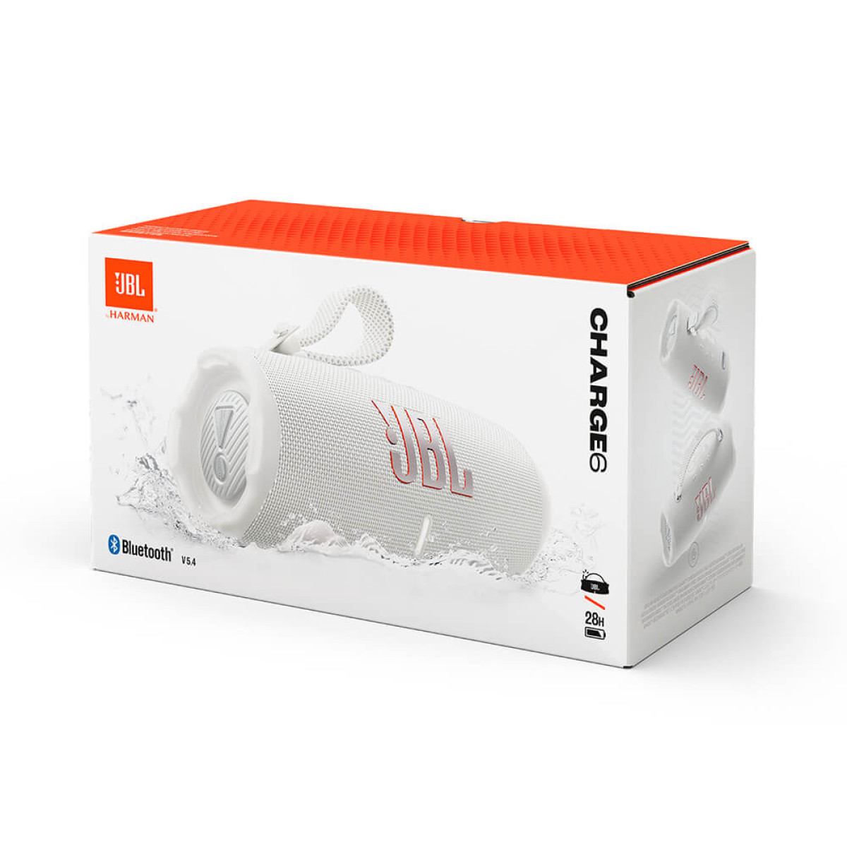 Bluetooth zvučnik JBL CHARGE 6 bijeli (Bluetooth, 28 sati reprodukcije)-5