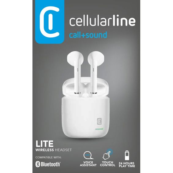 Slušalice CELLULARLINE, ACL, Lite, Bluetooth, In-Ear, TWS, bijele-2
