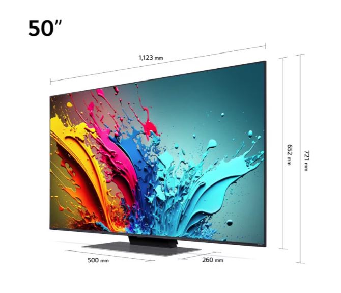 TV LG 50QNED86T3A (127 cm, 4K UHD, QNED, Smart TV, HDR10, DVB-T2/C/S2)-1