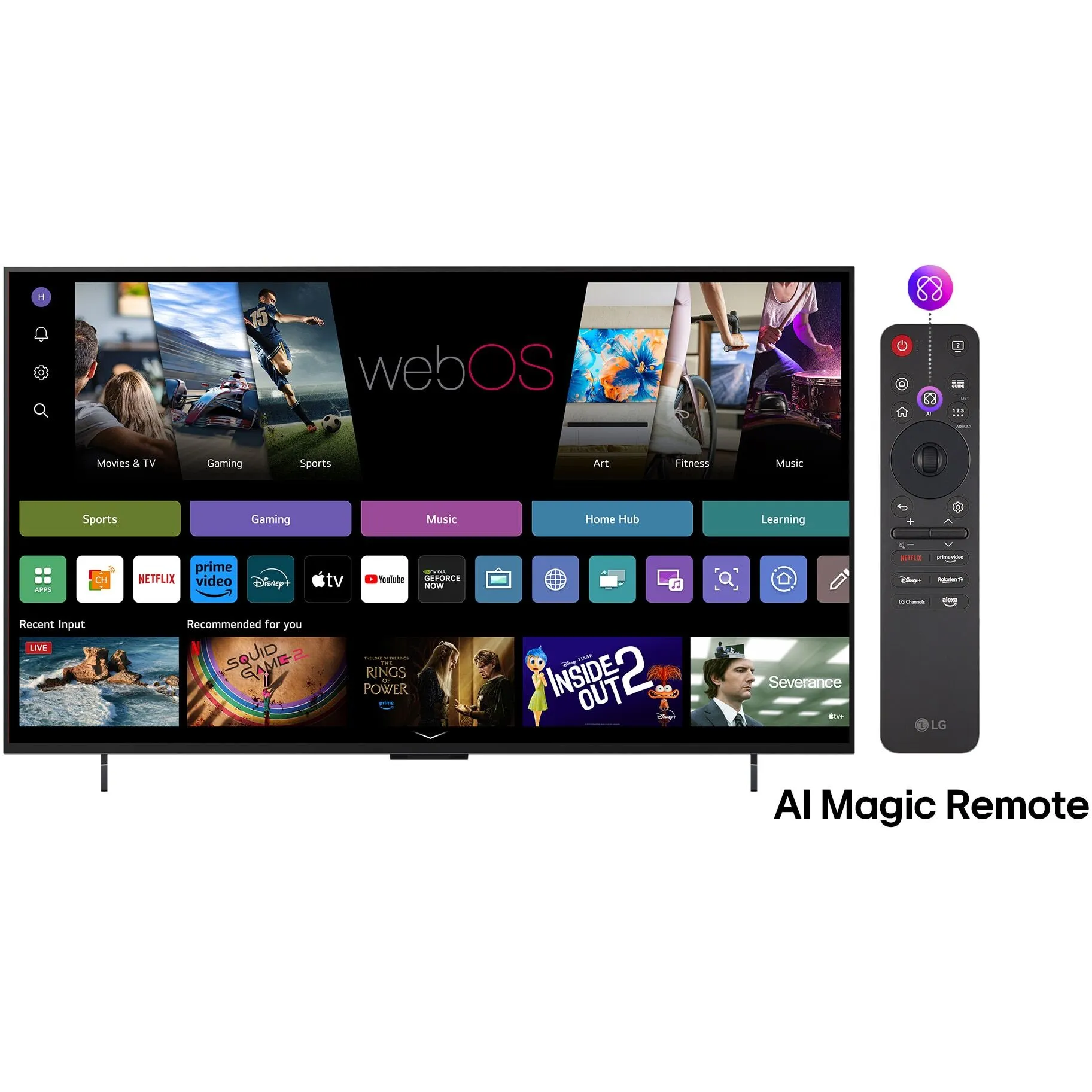 TV LG OLED42C51LA (107cm, 4K UHD, OLED, Smart TV, DVB-T/T2/C/S/S2)-1