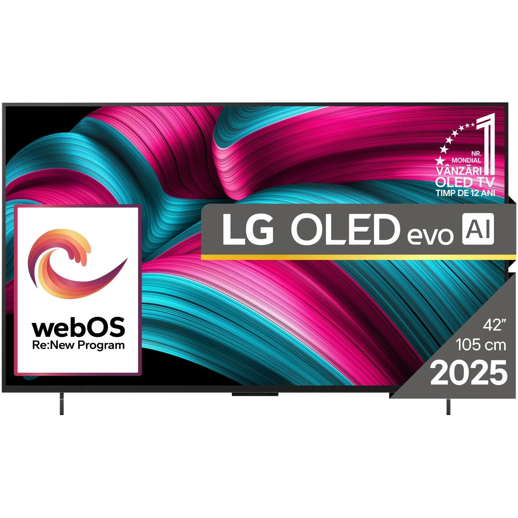 TV LG OLED42C51LA (107cm, 4K UHD, OLED, Smart TV, DVB-T/T2/C/S/S2)-0