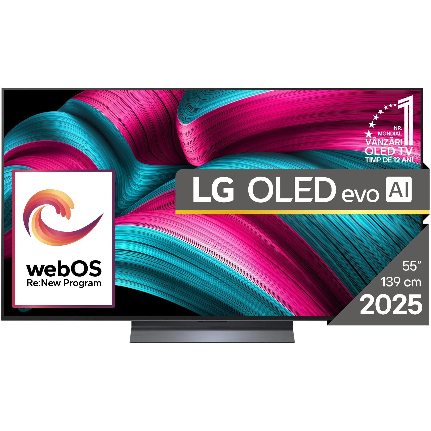 TV LG OLED55C51LA (140 cm, 4K UHD, OLED, Smart TV, DVB-T/T2/C/S2/S)