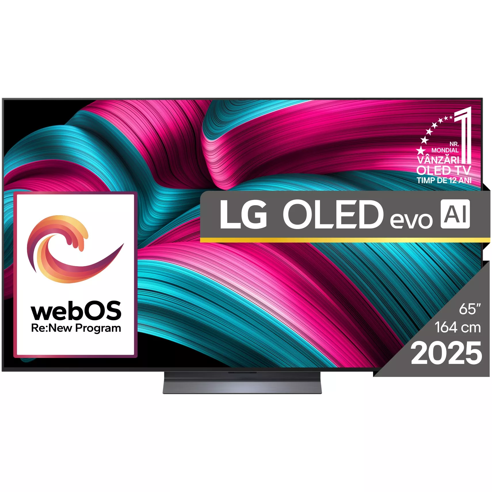 TV LG OLED65C51LA (165 cm, 4K UHD, OLED, Smart TV, HDR10, DVB-T/T2/C/S2/S)-0