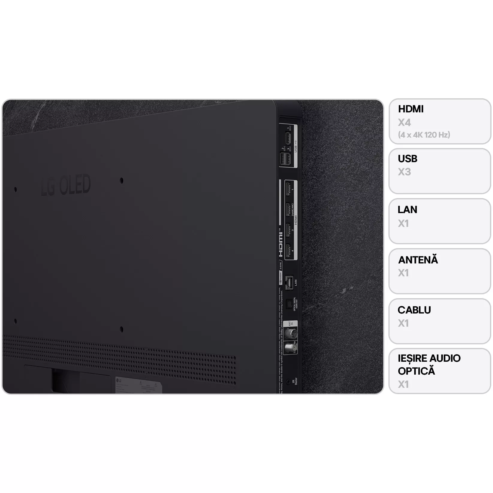 TV LG OLED65C51LA (165 cm, 4K UHD, OLED, Smart TV, HDR10, DVB-T/T2/C/S2/S)-5