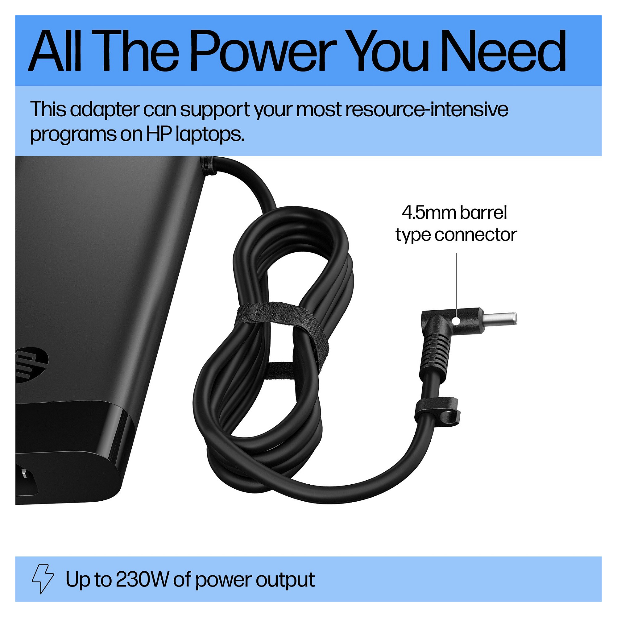 Adapter HP AC 230W 4,5 mm-9
