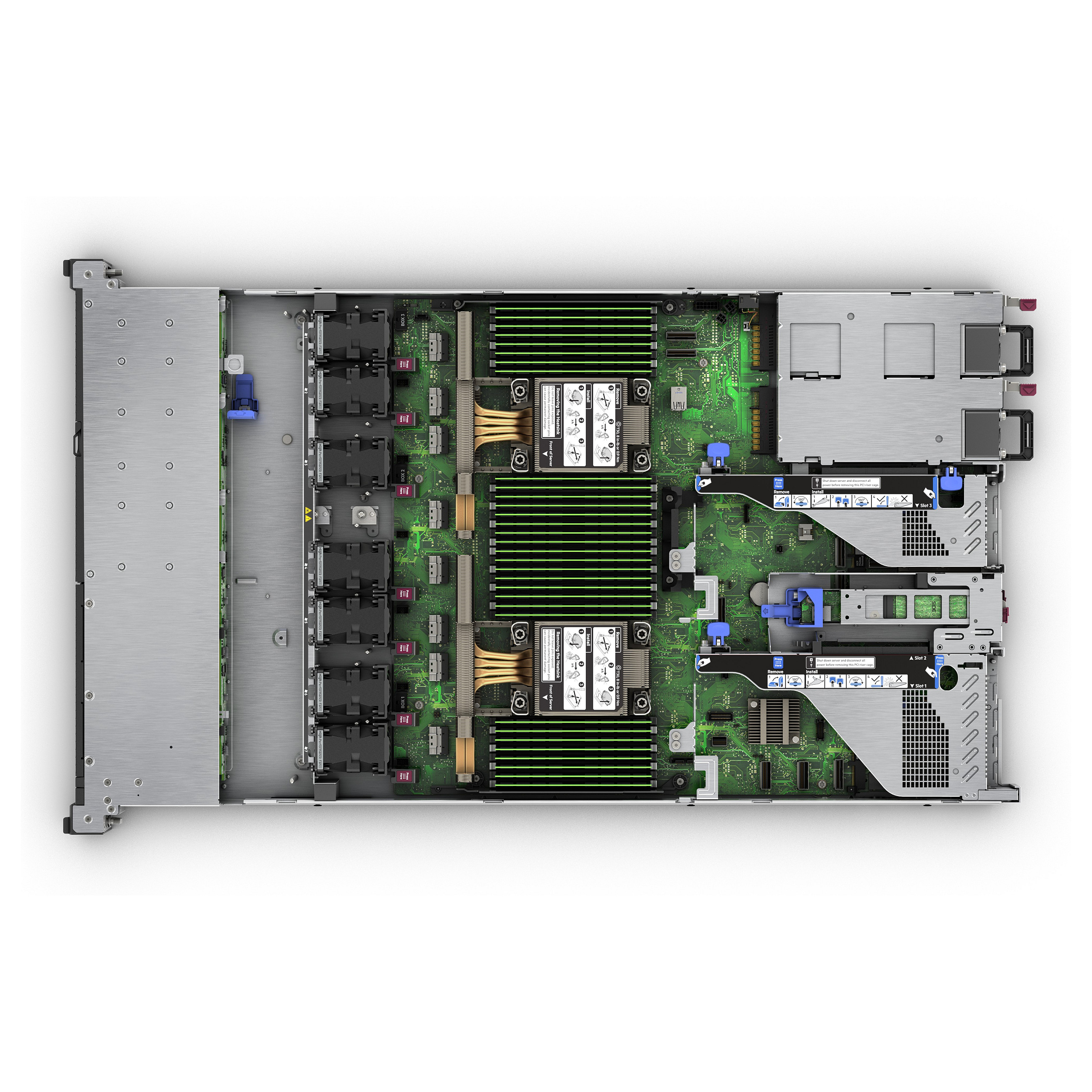 Server HPE DL360 G11 4510 (12 core, 2.4 GHz, 30MB, 64GB, 2x 960GB SATA RI SSD, Broadcom MR408i-o, BCM5719 Ethernet 1Gb 4-port BASE-T)-3