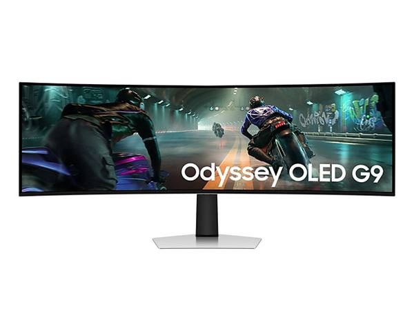 Monitor SAMSUNG LS49DG910SUXEN (49, 329, panel oled, 5120x1440, 250 cd/m2, kontrast 1.000.0001, 178°, 178°, 0,03 ms, 1x hdmi, 1x hdcp, 1x micro hdmi, 2x usb type-c, 1x usb-a, zakrivljeni, boja srebrna, frekvencija osvježavanja 144Hz)-1