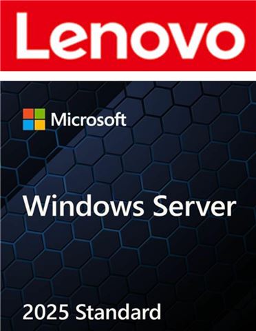 Operativni sustav LENOVO WIN 2025 Server Standard ROK (16 core, 2 VM, 64 socket-a, 48TB RAM-a)