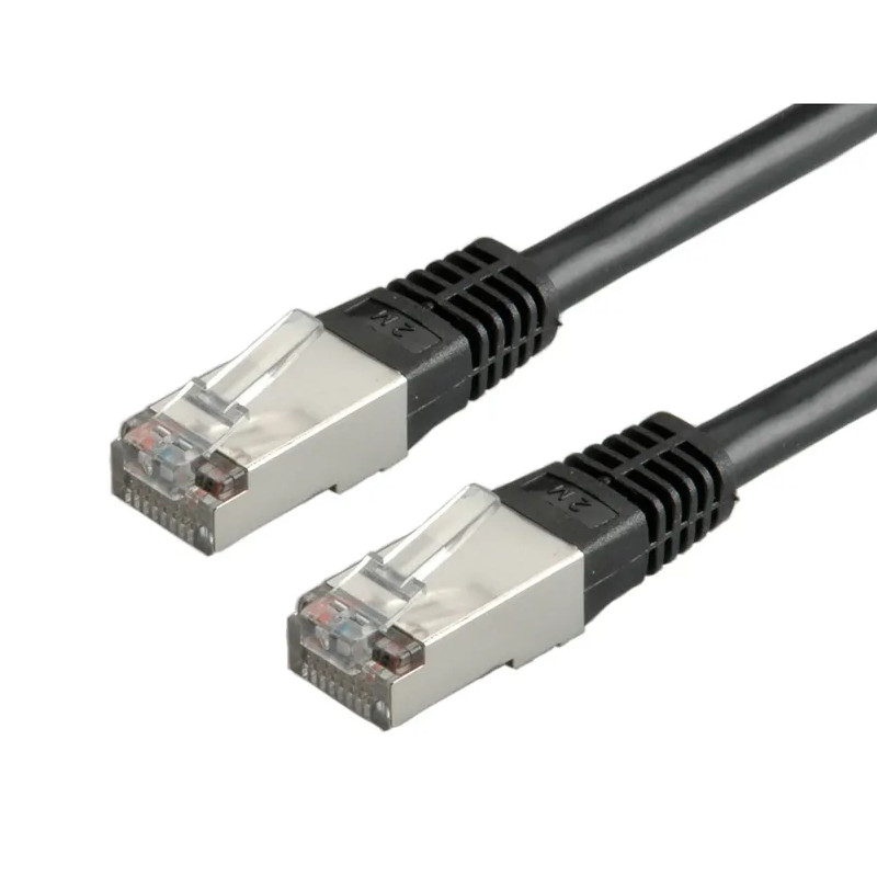 Mrežni kabel ROLINE S/FTP Cat.5e (5.0m, crni)-1