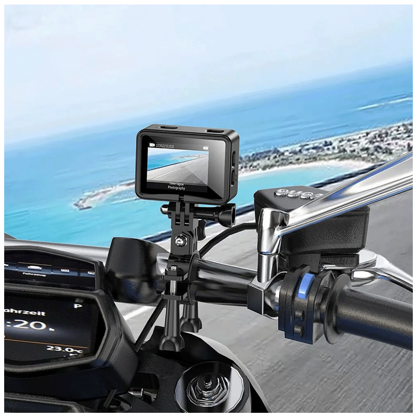 hoco. Sportska kamera, 1.3"/ 2" IPS LCD, 4K UHD, WiFi, microSD - DV102-7