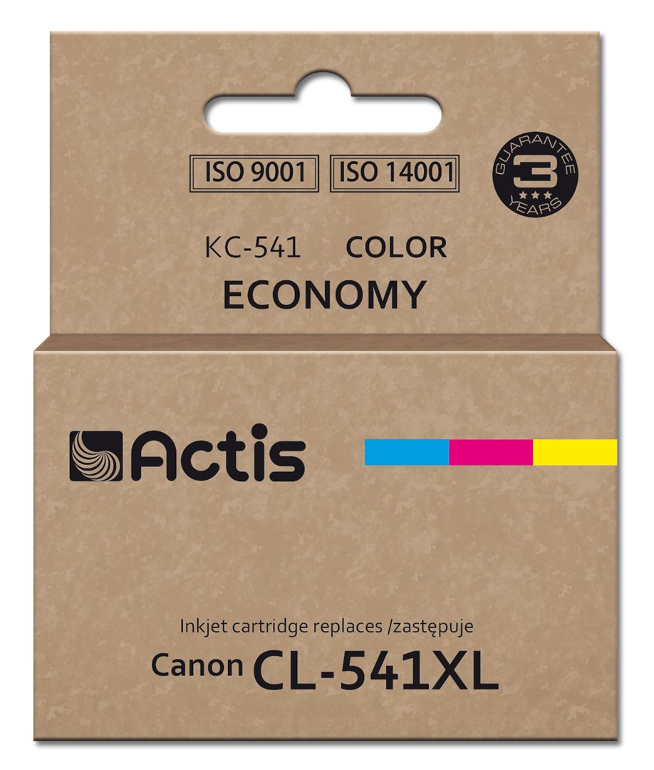 Tinta za printer ACTIS KC-541 (zamjena za Canon CL-541XL, Supreme, 18 ml, plava, žuta, crvena)-0