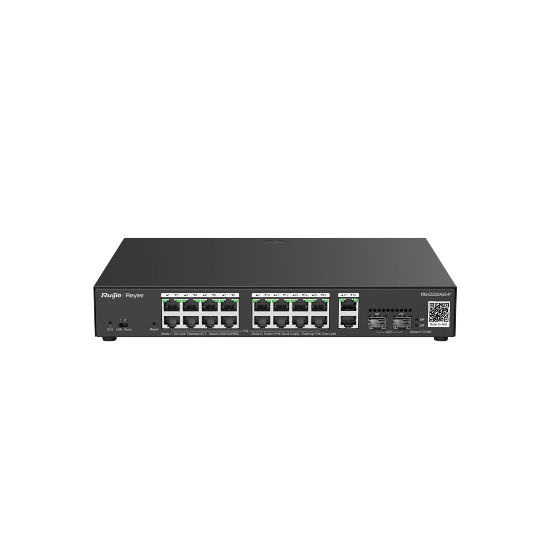 Mrežni preklopnik RUIJIE REYEE RG-ES220GS-P (20-port, gigabit, poe+)-1