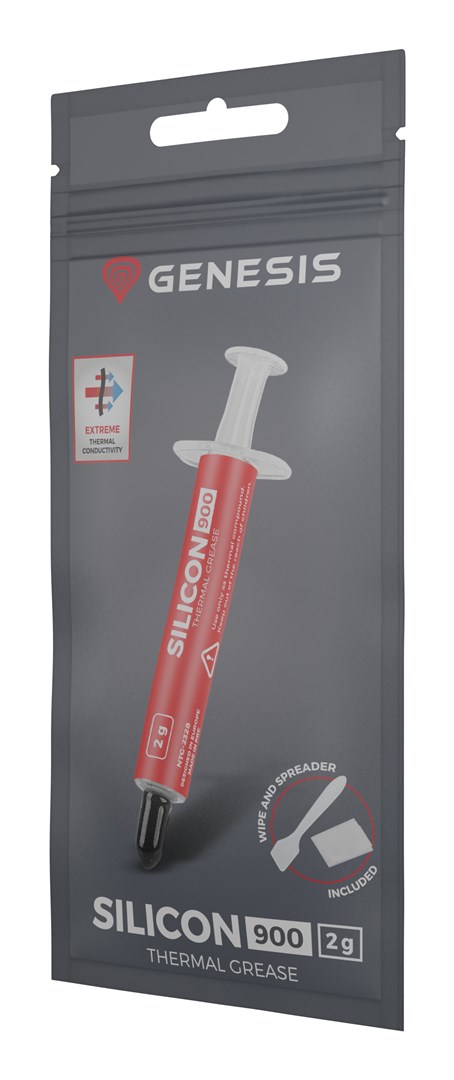 Termalna pasta GENESIS Silicon 900 (12.8 W/m·K, 2 g)-5
