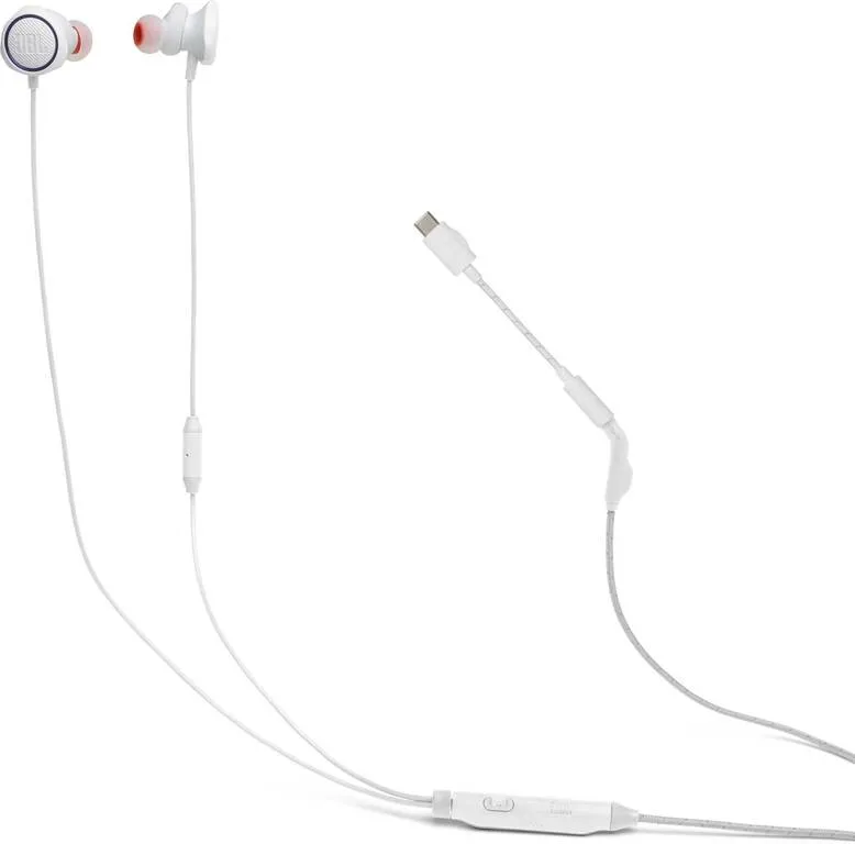Slušalice JBL QUANTUM 50C, USB-C, bijele-0