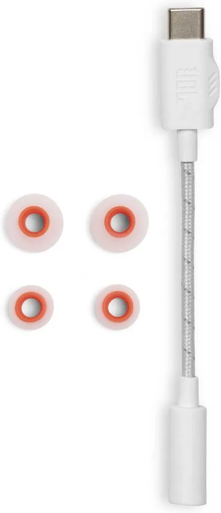 Slušalice JBL QUANTUM 50C, USB-C, bijele-4