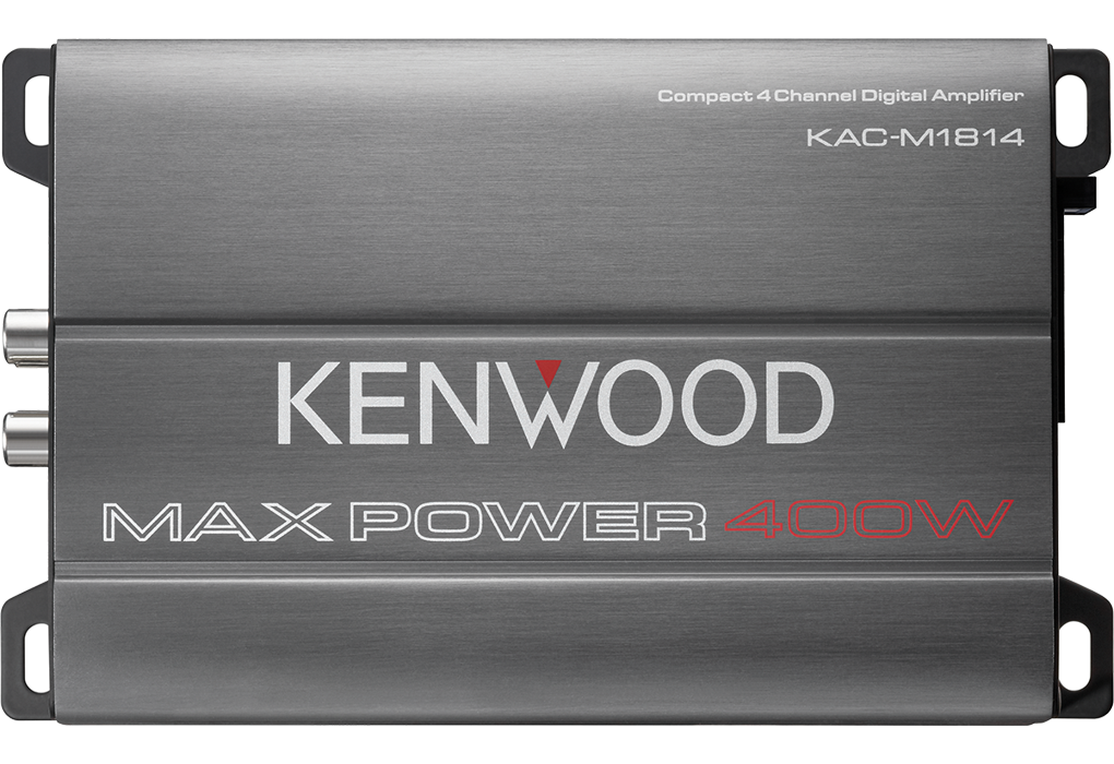 Auto pojačalo KENWOOD KAC-M1814 (4-kanalno, 400W, Class D, kompaktno)