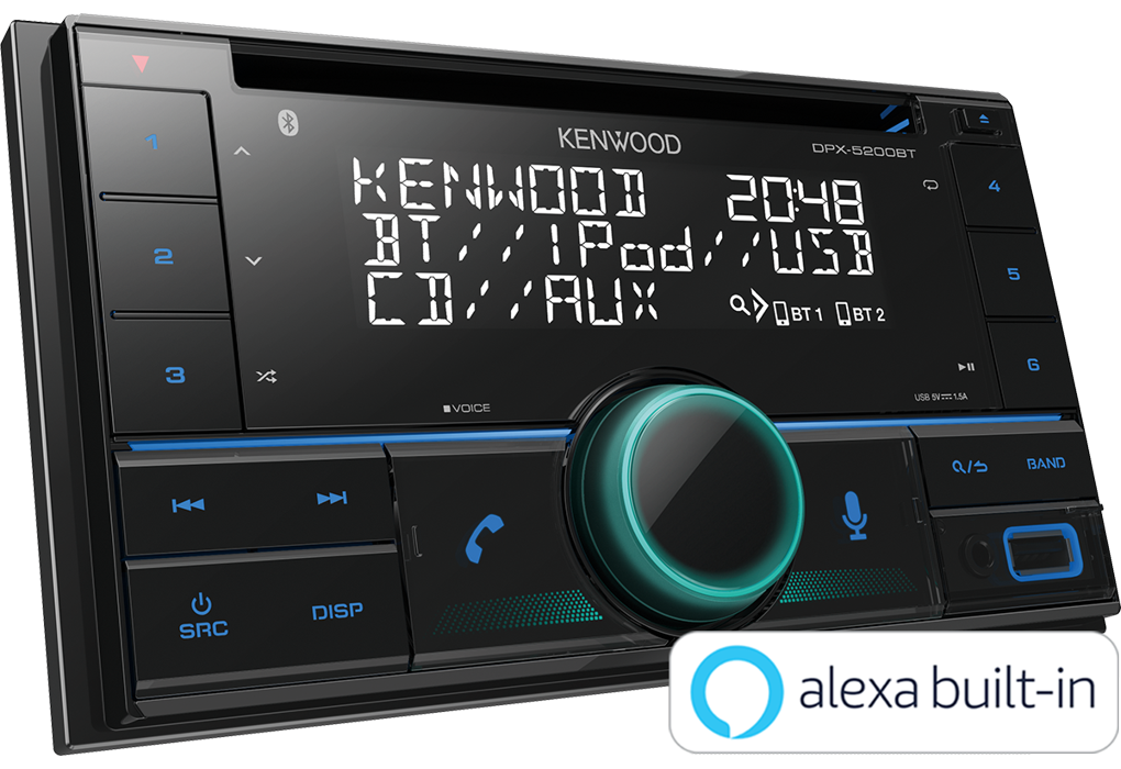 Auto radio KENWOOD DPX-5200BT (BT, AUX, CD/USB, Spotify, Amazon Alexa ready, kompatibilan s iPhone/iPod)-3