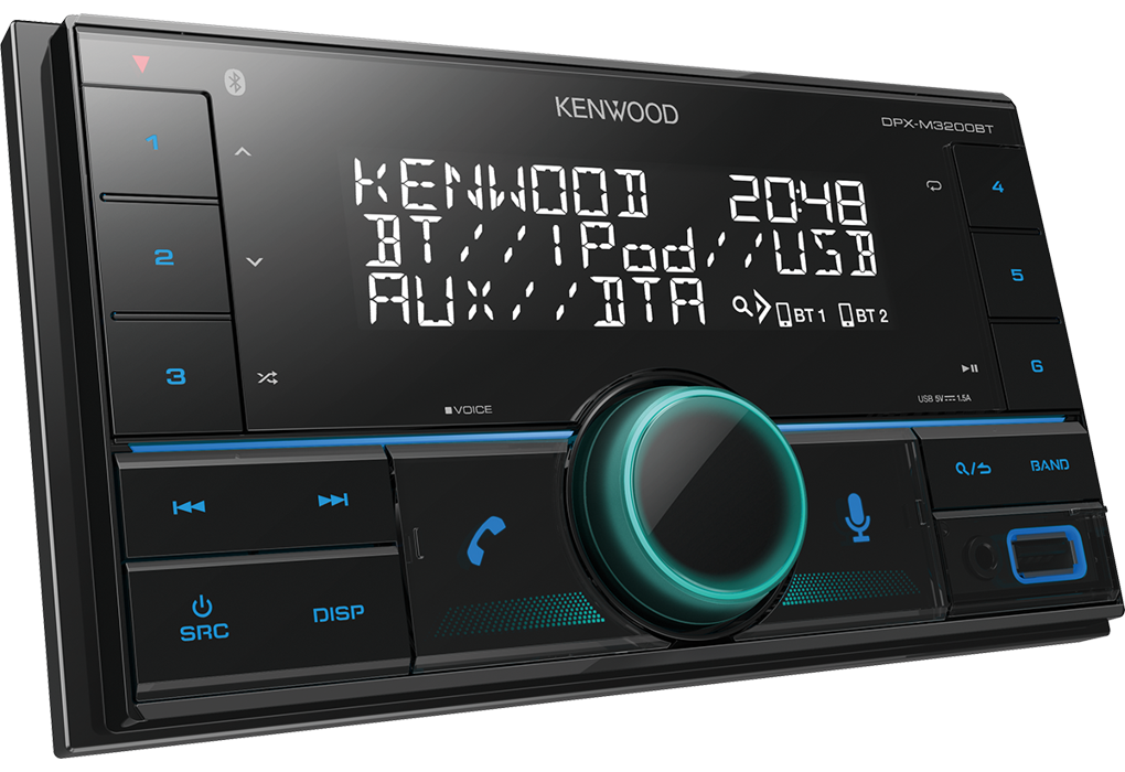 Auto radio KENWOOD DPX-M3200BT (BT, AUX, USB, Amazon Alexa ready, kompatibilan s iPhone/iPod)-1