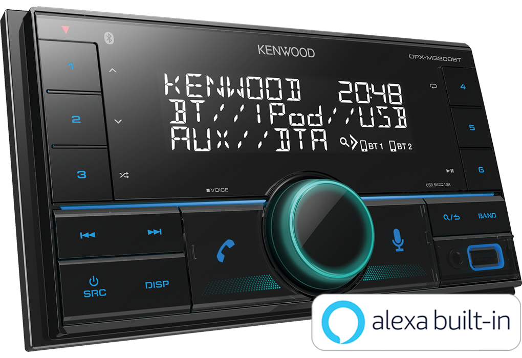 Auto radio KENWOOD DPX-M3200BT (BT, AUX, USB, Amazon Alexa ready, kompatibilan s iPhone/iPod)-3