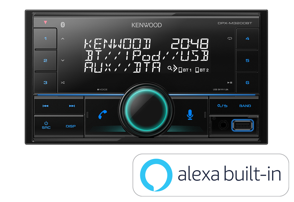 Auto radio KENWOOD DPX-M3200BT (BT, AUX, USB, Amazon Alexa ready, kompatibilan s iPhone/iPod)-4