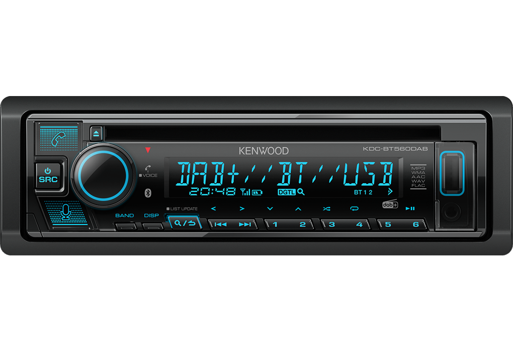 Auto radio KENWOOD KDC-BT560DAB (DAB+, BT pozivi, AUX, CD/USB)-2