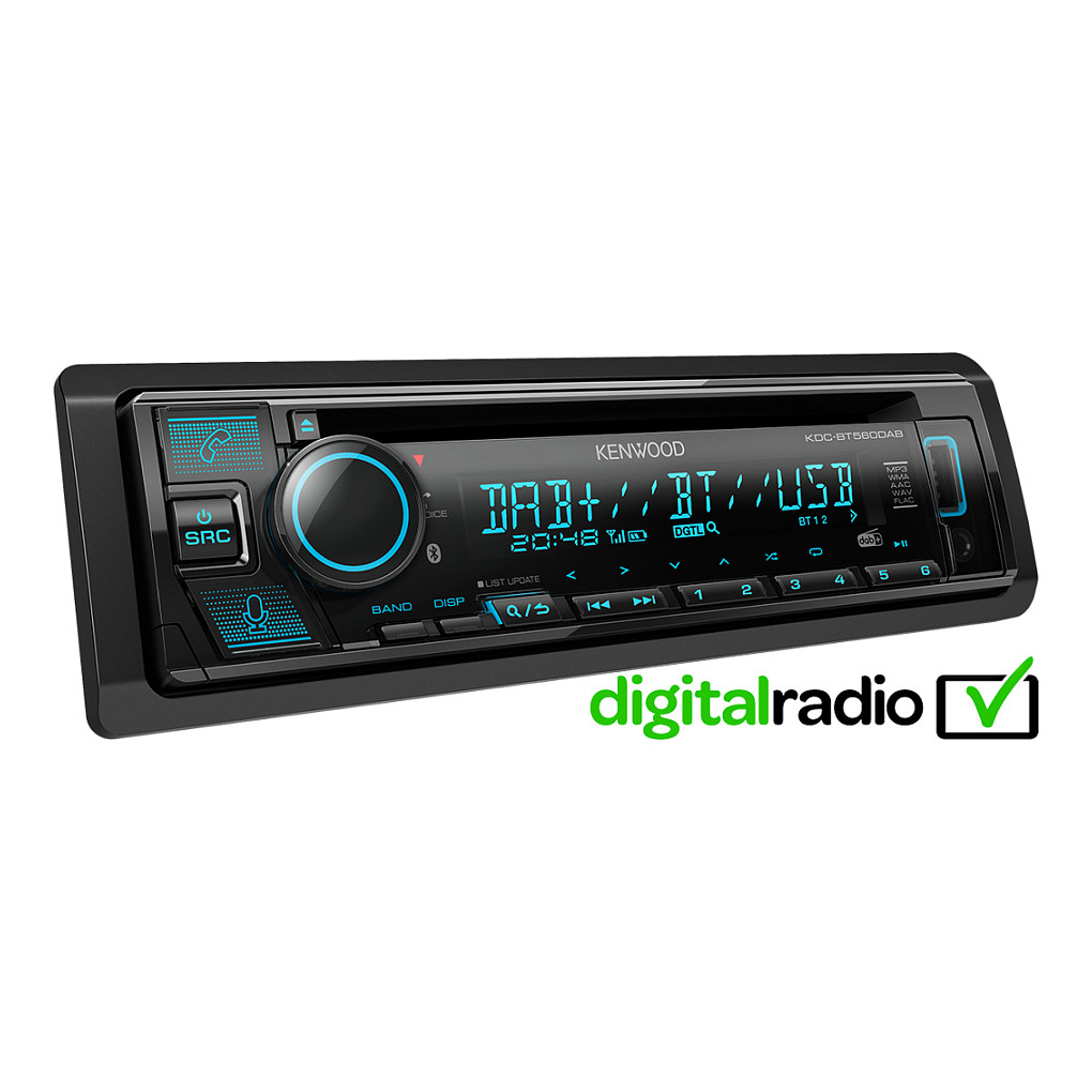 Auto radio KENWOOD KDC-BT560DAB (DAB+, BT pozivi, AUX, CD/USB)-6