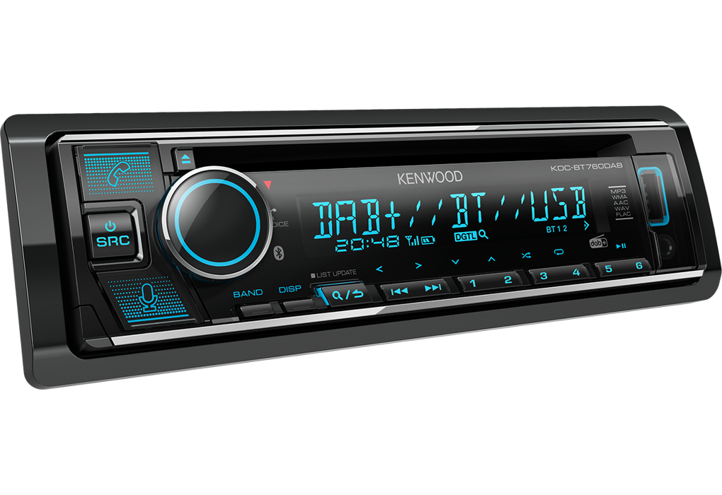 Auto radio KENWOOD KDC-BT760DAB (DAB+, BT pozivi, AUX, CD/USB, Amazon Alexa ready)-1