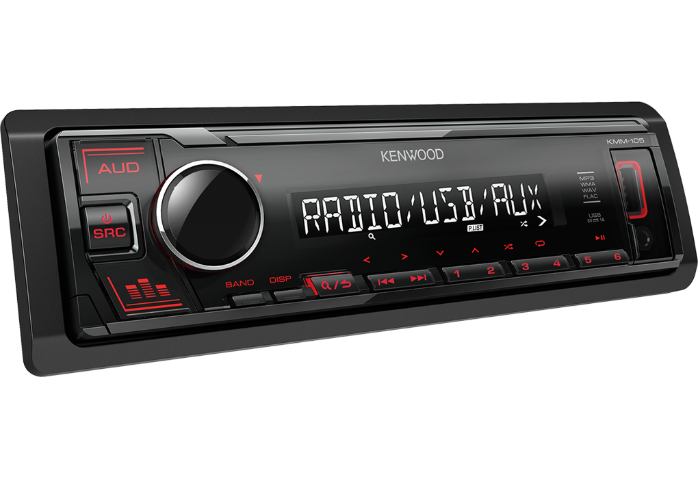Auto radio KENWOOD KMM-105RY (AUX, USB)-3