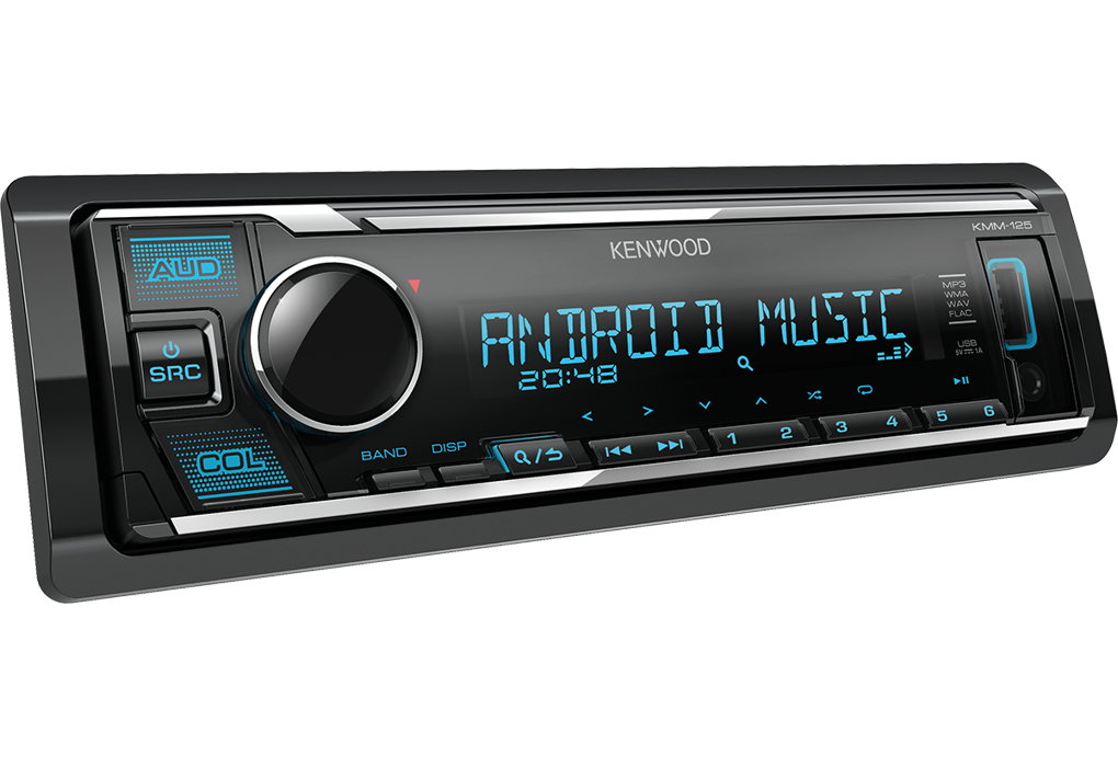 Auto radio KENWOOD KMM-125 (AUX, USB)-1