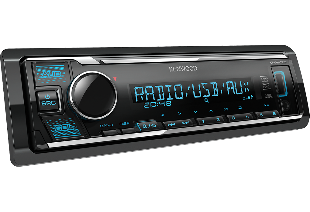 Auto radio KENWOOD KMM-125 (AUX, USB)-3