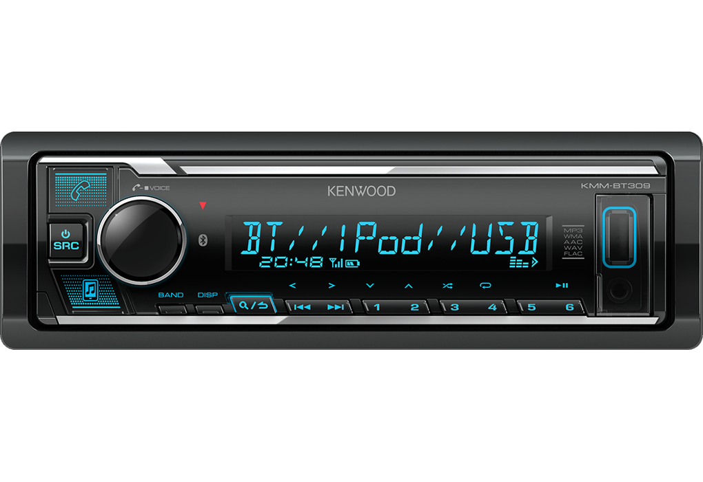 Auto radio KENWOOD KMM-BT309 (BT pozivi, AUX, USB)