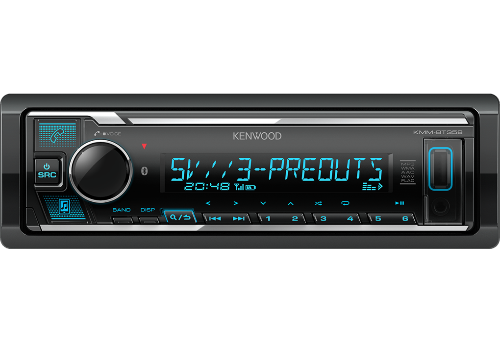 Auto radio KENWOOD KMM-BT358 (BT pozivi, AUX, USB)