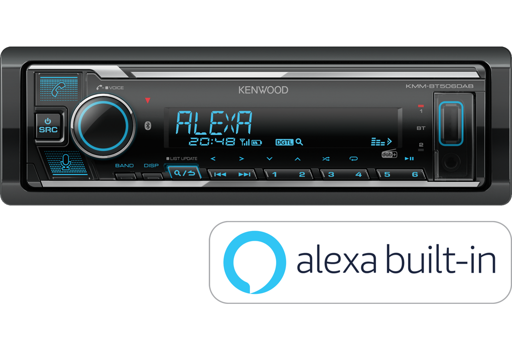 Auto radio KENWOOD KMM-BT506DAB (DAB+, BT pozivi, AUX, USB)
