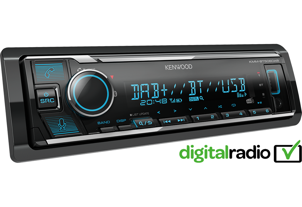 Auto radio KENWOOD KMM-BT506DAB (DAB+, BT pozivi, AUX, USB)-3