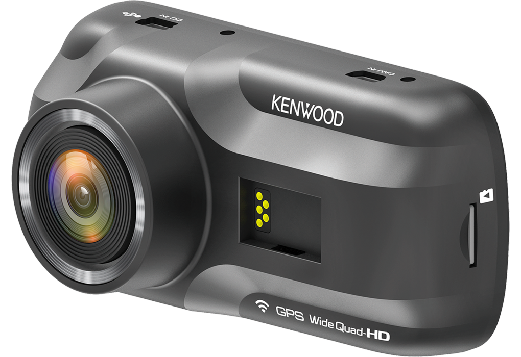 Kamera za snimanje vožnje KENWOOD DRV-A501W (prednja, Quad HD, GPS, Wi-Fi, 126°)