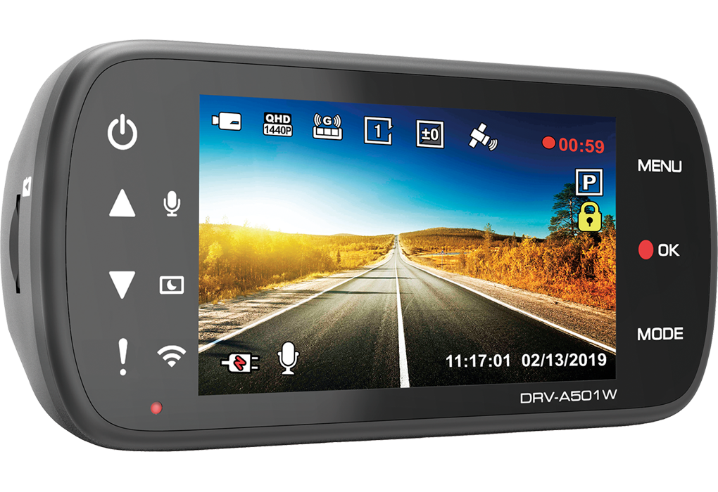 Kamera za snimanje vožnje KENWOOD DRV-A501W (prednja, Quad HD, GPS, Wi-Fi, 126°)-6