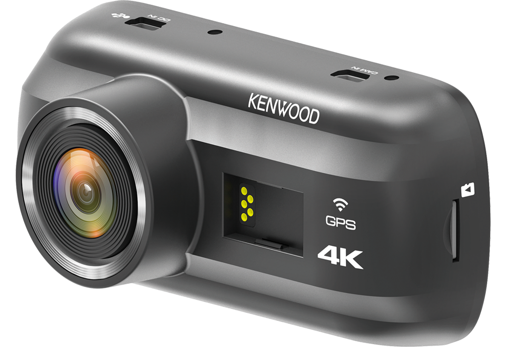 Kamera za snimanje vožnje KENWOOD DRV-A601W (prednja, 4K HD, GPS, Wi-Fi, 130°)