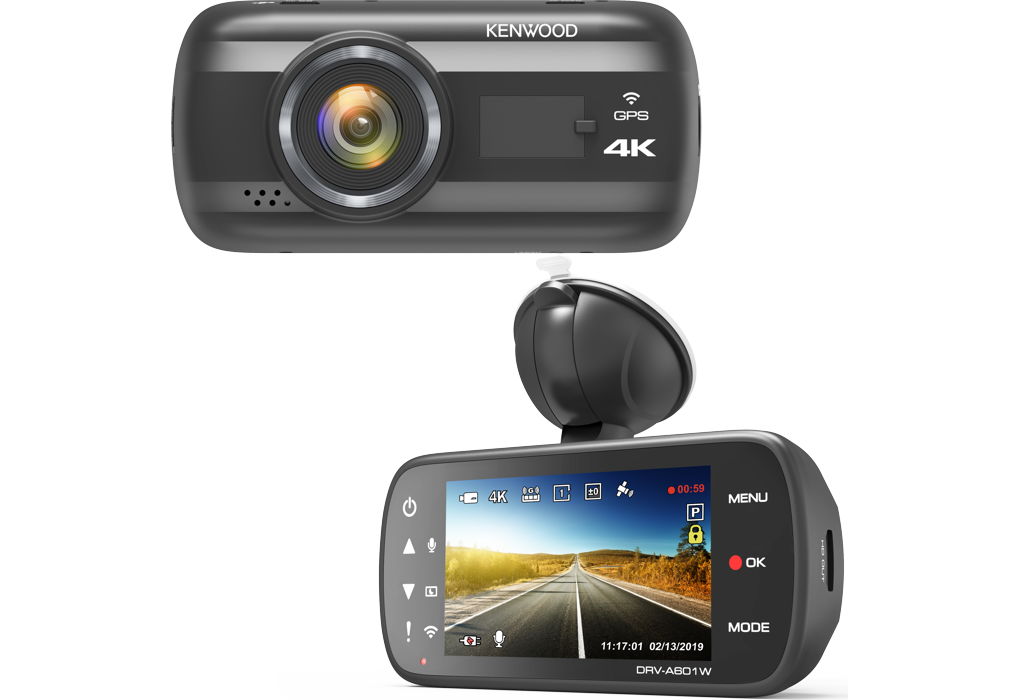 Kamera za snimanje vožnje KENWOOD DRV-A601W (prednja, 4K HD, GPS, Wi-Fi, 130°)-2
