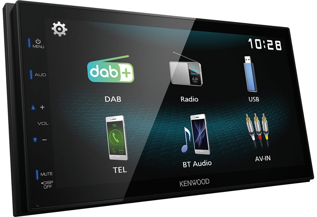 Navigacija i multimedija KENWOOD DMX125DAB (6,8", DAB+, BT, Android USB mirorring)