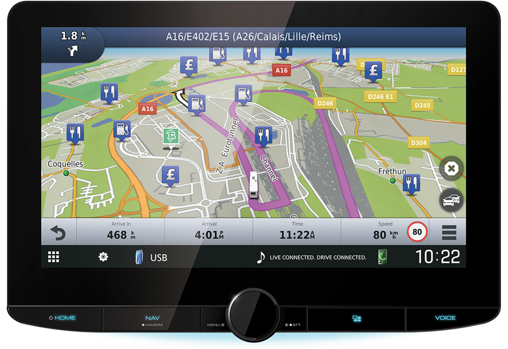 Navigacija KENWOOD DNR992RVS (10,1", DAB+, BT, Wi-Fi, Apple CarPlay/Android Auto)-4